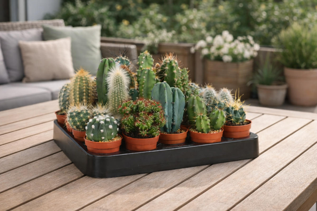 Mini Kakteen Set 10 Pflanzen 10–15 cm – Kaktus Zimmerpflanzen im Topf – pflegeleicht & dekorativ