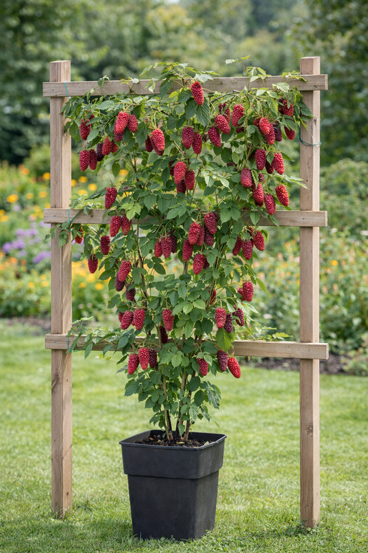 Himbeere-Brombeere Kreuzung - Rubus 'Tayberry'