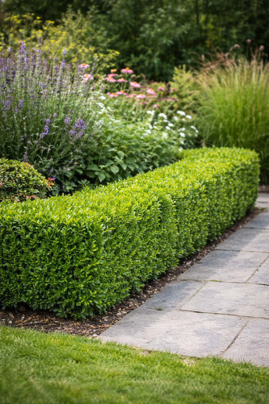 Zimostráz cca. 40 cm keř Buxus sempervirens