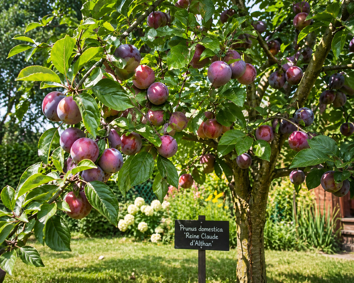 Pflaumenbaum ‘Reine Claude d’Althan’ 100–120 cm – Edelpflaume, Reneklode, Obstbaum winterhart