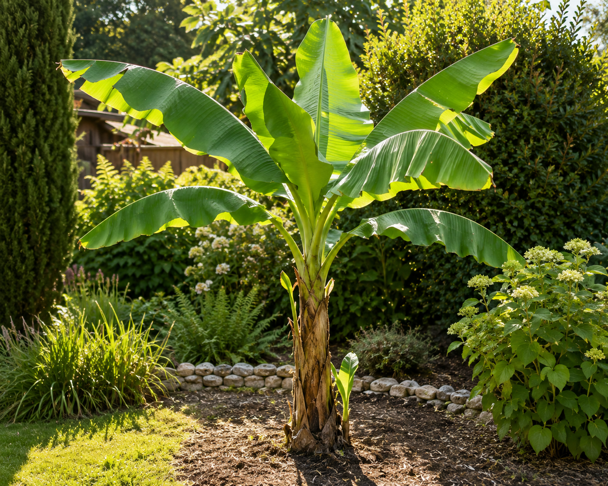 Musa basjoo 30-50 cm winterharte Banane - sehr schneller Wuchs