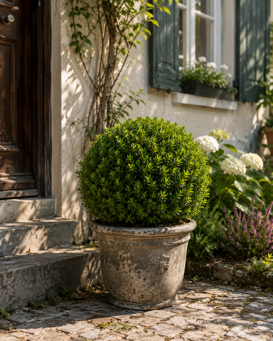 Ilex crenata 'Jenny Kugel' Ø 30–35 cm – Japanische Stechpalme Kugel | Buchsbaum-Ersatz | Immergrüne Heckenpflanze