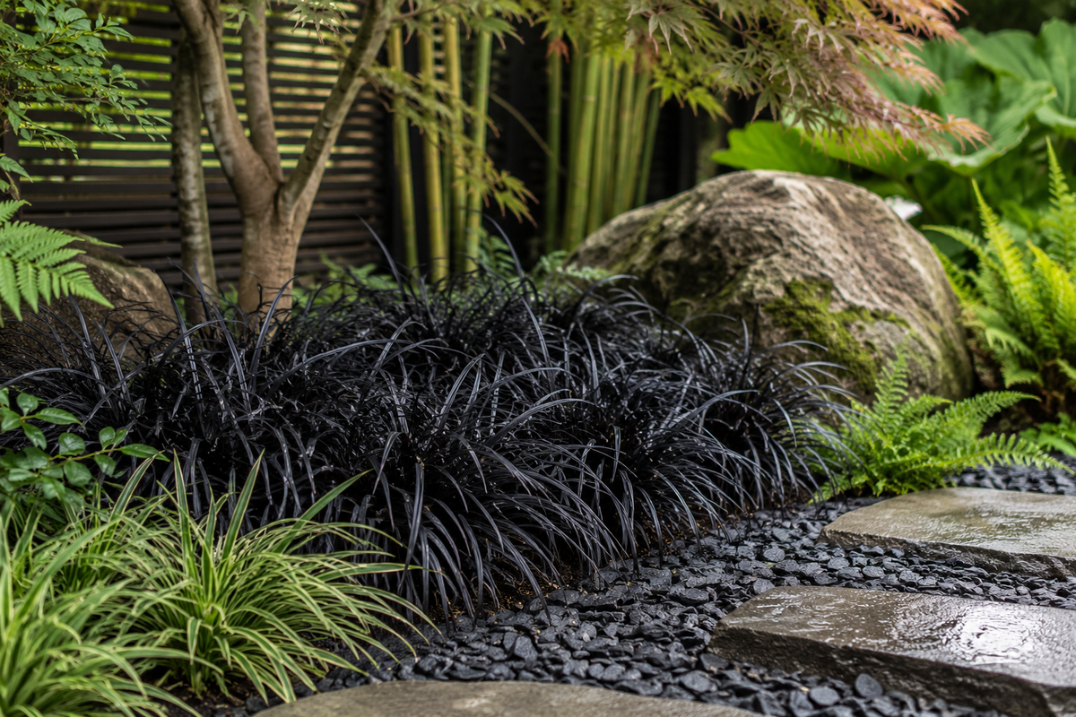 Elegantní černá kráska - Ophiopogon planiscapus 'Niger' pro vaši zahradu