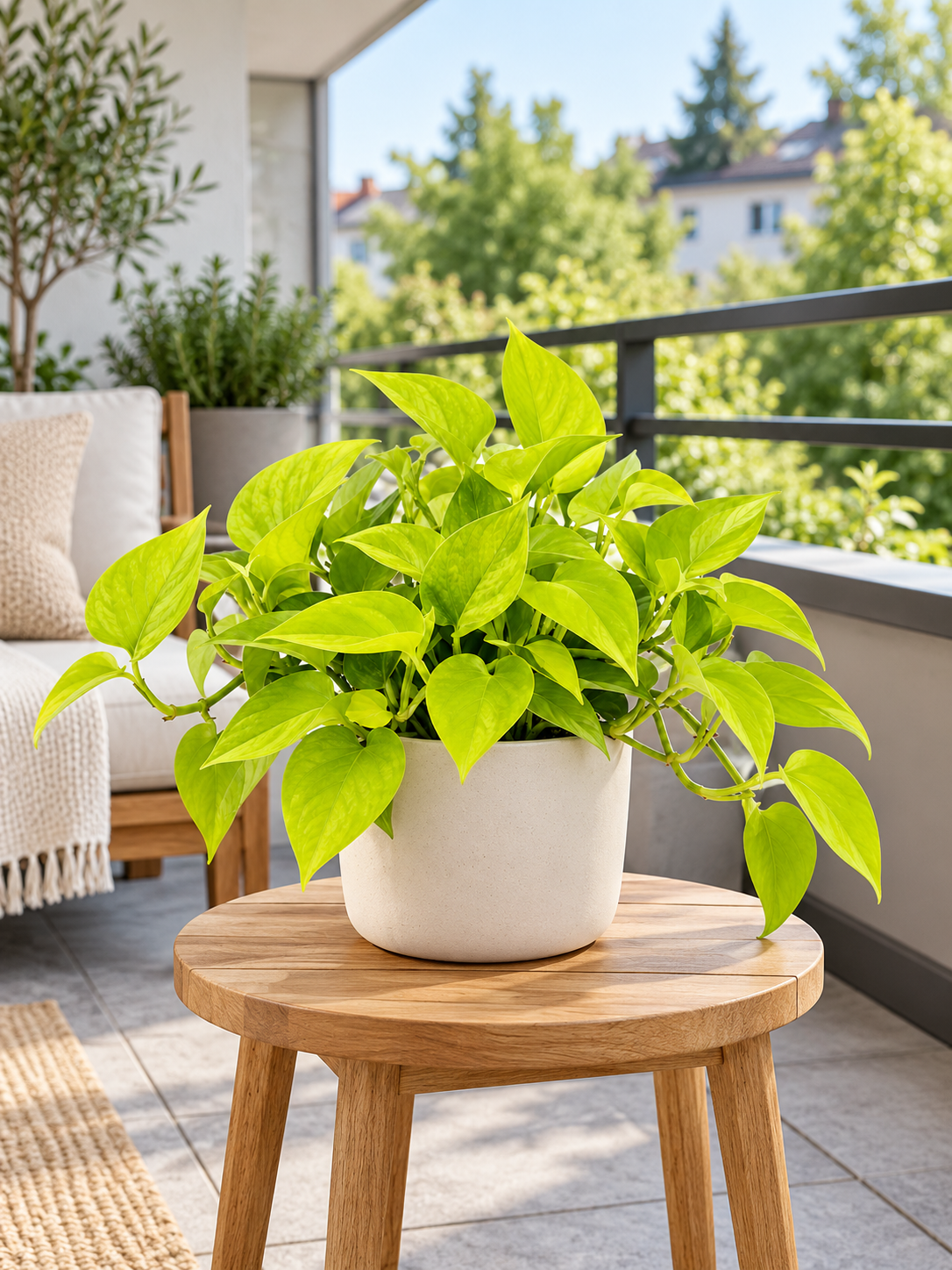 Klassiker für Ihr Zuhause: Epipremnum 'Golden Pothos' - Rankende Efeutute ca. 20 cm - Pflegeleicht & Dekorativ