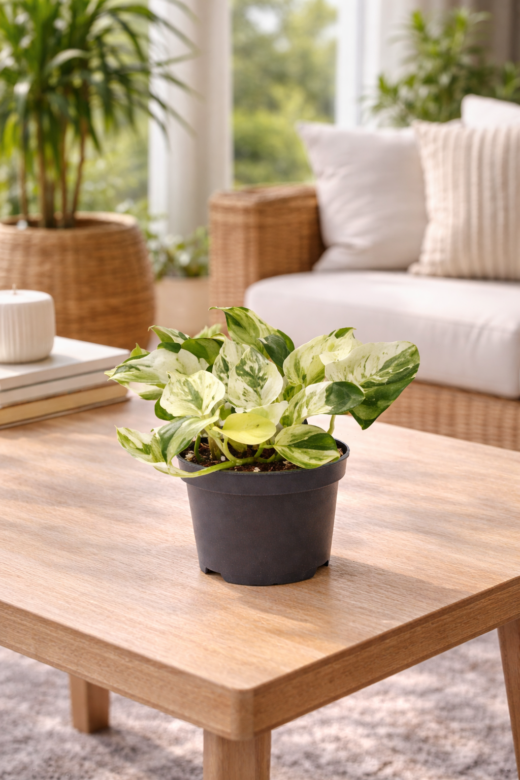 Epipremnum Happy Leaf Ø12 cm – Efeutute Zimmerpflanze ca. 20 cm hoch – pflegeleichte Grünpflanze für Wohnung & Büro