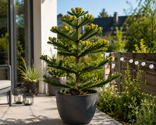 Chilenische Schmucktanne 30–40 cm – Araucaria araucana – winterharte Andentanne, Affenbaum und Schlangenbaum
