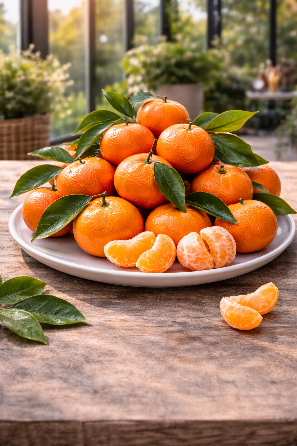 Mandarinenbaum 100–140 cm im Topf (C17) – Citrus reticulata – Mandarinenbäumchen / Mandarine Pflanze winterhart bedingt für Terrasse & Balkon