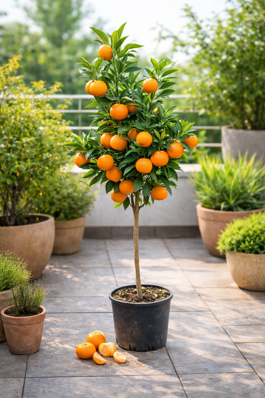 Citrus unshiu Satsuma mandarinka 130-160 cm Citrus unshiu Satsuma strom Citrus Satsuma