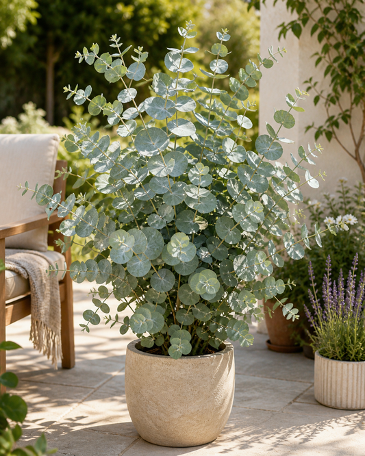 Eukalyptus Cinerea Silver Dollar PREMIUM Eukalyptový strom 60 - 80 cm mrazuvzdorná rostlina DOPRAVA ZDARMA