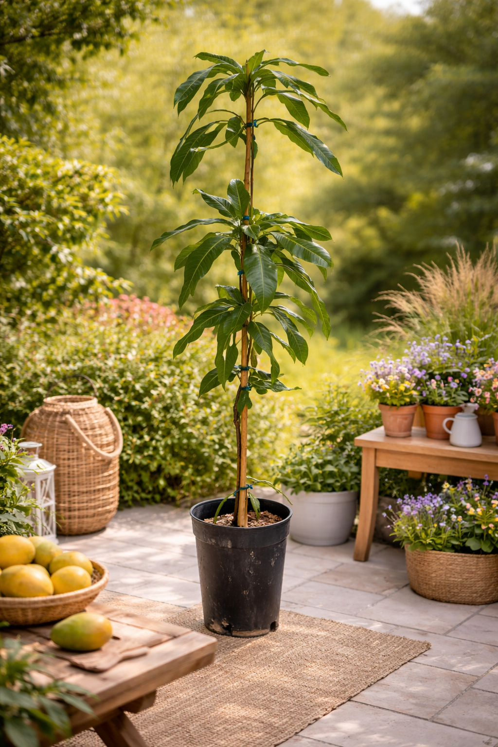 Mangobaum 'Sensation' (Mangifera indica) 140–180 cm – veredelt & tropisch-fruchtig | Mango-Pflanze für Kübel & Wintergarten