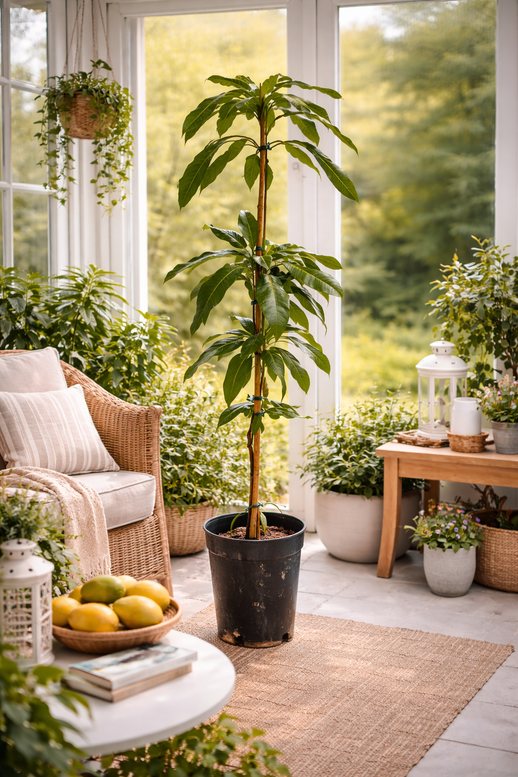 Mangobaum „Osteen“ (Mangifera indica) veredelt – 140–180 cm – tropische Kübelpflanze für Garten & Terrasse