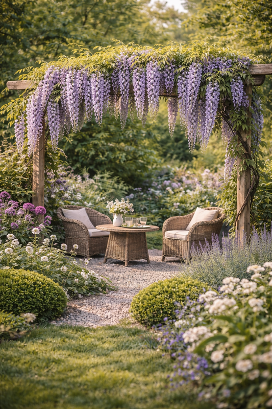 Wisteria sinensis Prolific 180-200 cm Blauregen Chinesischer Glyzinie Kletterpflanze winterhart stark wachsend
