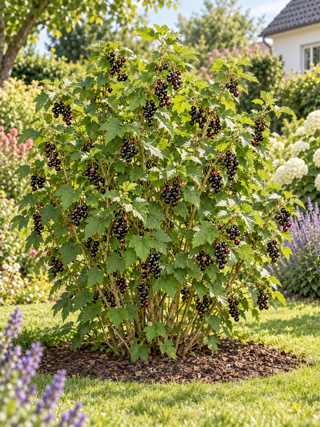 Schwarze Johannisbeere ‘Titania’ 30–35 cm – Ribes nigrum | Winterharter Beerenstrauch für Garten, Balkon und Kübel