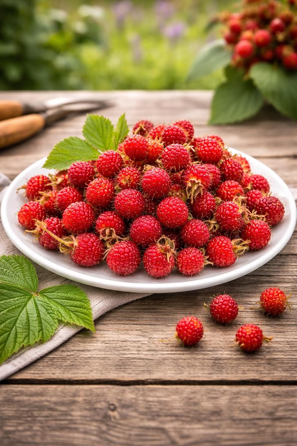 Japanische Weinbeere 60-70 cm – Rubus phoenicolasius | Winterharte Japanische Himbeere & süße Kletterbeere für Garten und Balkon
