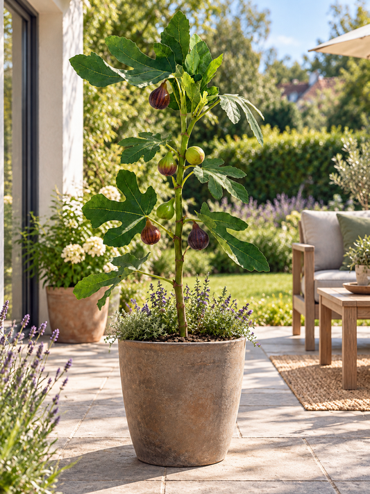 Feigenbaum ‘Brown Turkey’ 40–60 cm – Ficus carica, echte Feige für Garten, Terrasse und Balkon