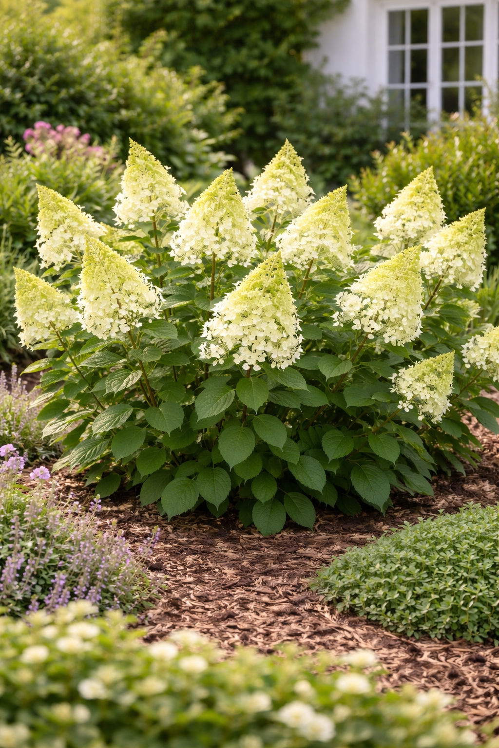 Latová hortenzie 'Candlelight' – Hydrangea paniculata v 3l květináči | Letní okrasný keř do zahrady i květináče