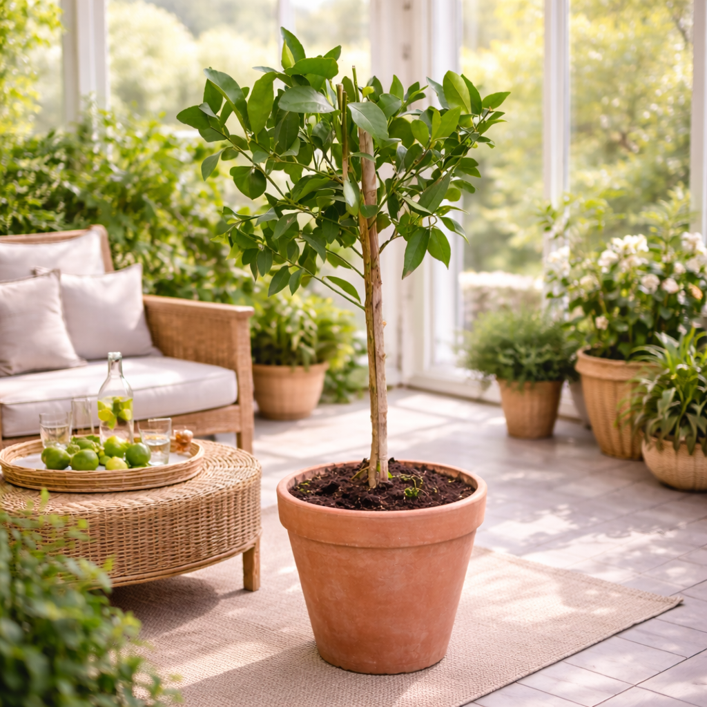 Persische Limette (Citrus latifolia) 120-140 cm - Tahiti-Limette für Garten & Küche