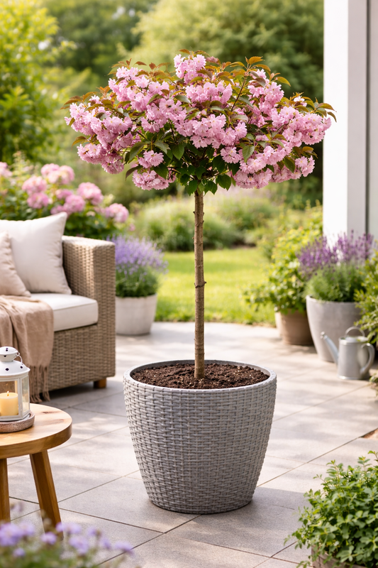 Prunus serrulata 'Kanzan' - Japanische Nelkenkirsche - Zierkirsche