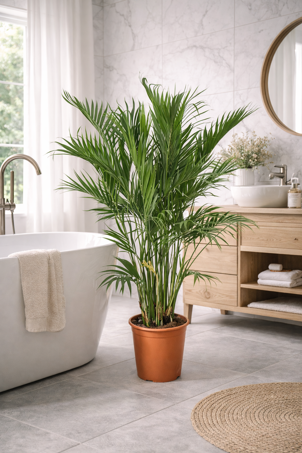 Chamaedorea cataractarum – Mexikanische Bergpalme 70-100 cm | Zimmerpflanze, pflegeleicht, luftreinigend
