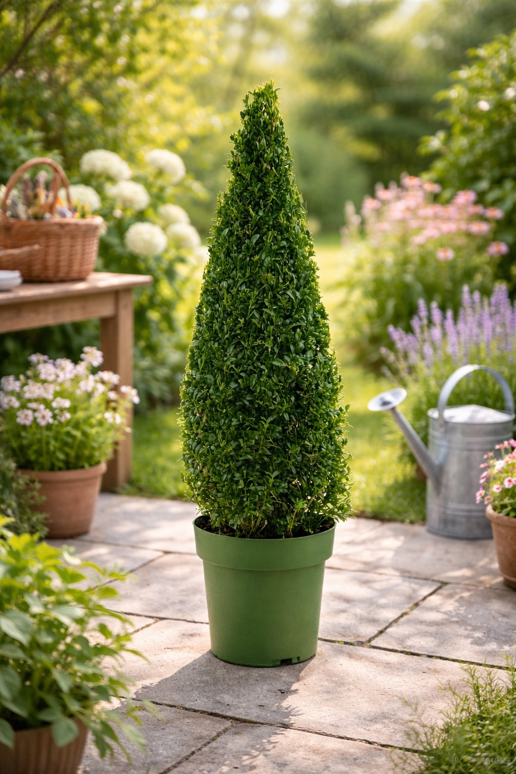 Pyramida z buxusu - Kužel 90 cm Buxus sempervirens