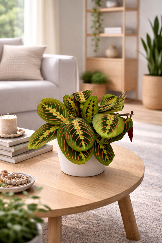 Maranta leuconeura Fascinator tricolor  Korbmarante - Marante - Pfeilwurz Zimmer