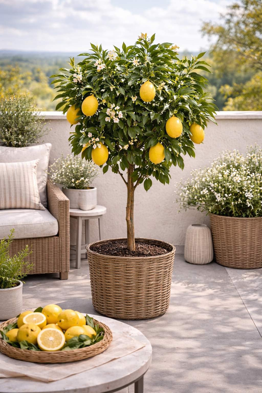 Citroník Citrus limon 'Eureka' (120-160 cm) – Vždyzelený ovocný strom na balkon, terasu a do zahrady 