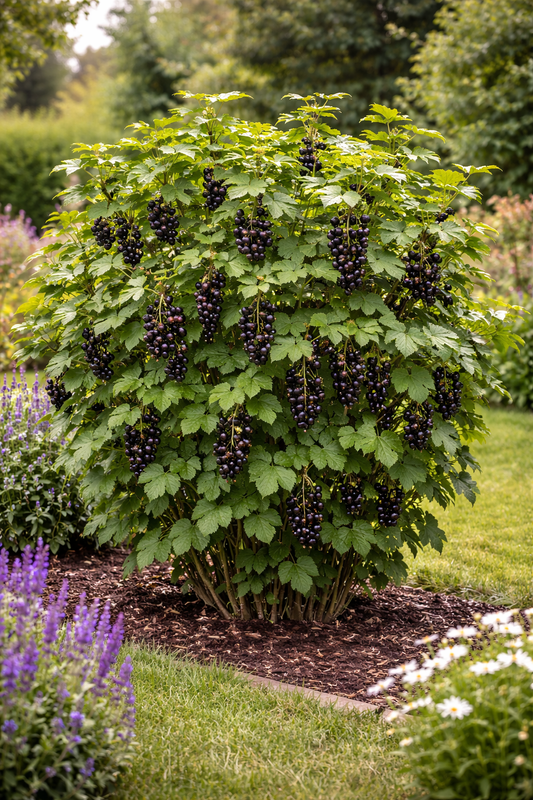 Schwarze Johannisbeere - Ribes nigrum - Ben Nevis 50 - 60 cm - großfrüchtig, rob
