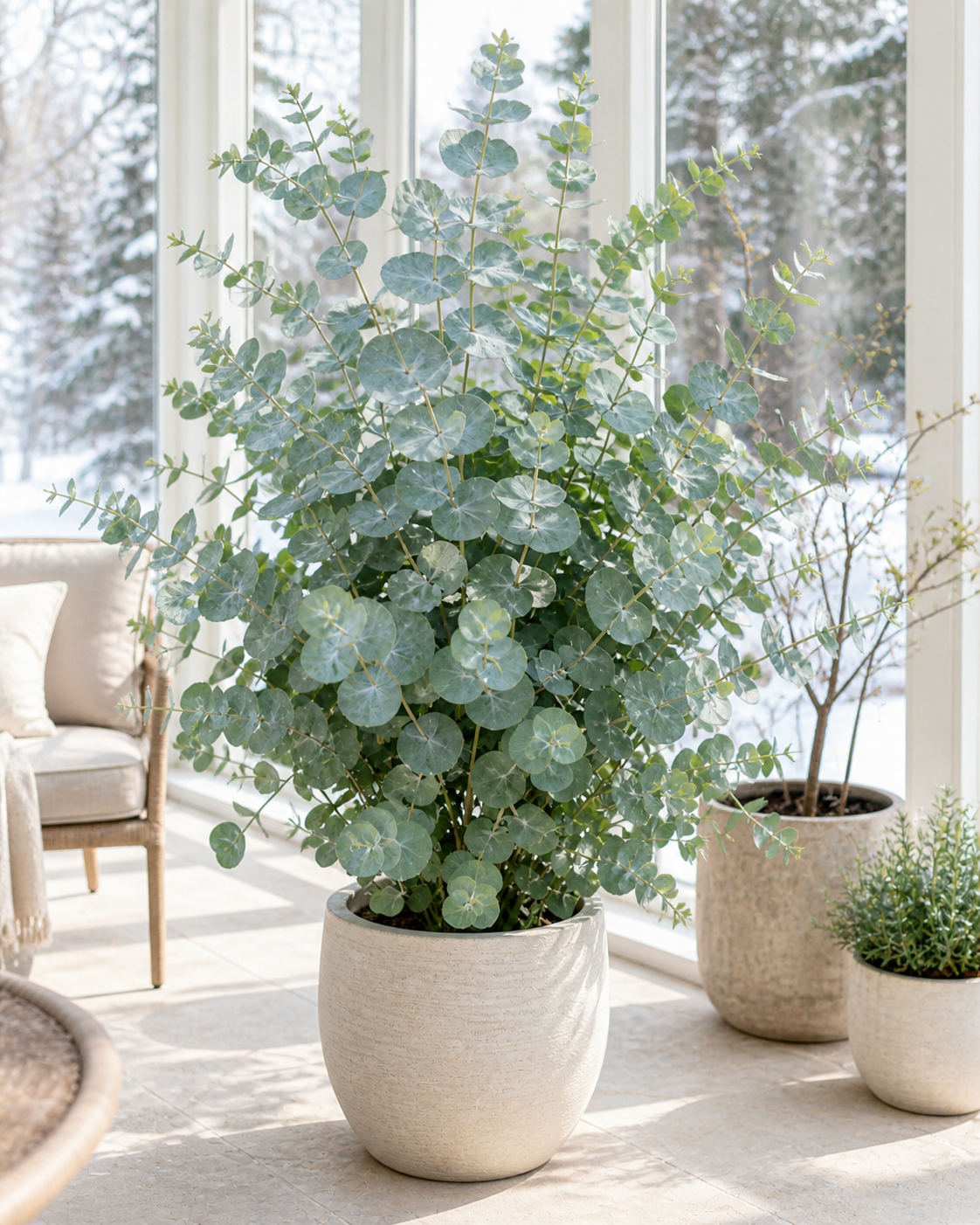 Eukalyptus Cinerea Silver Dollar PREMIUM Eukalyptový strom 60 - 80 cm mrazuvzdorná rostlina DOPRAVA ZDARMA