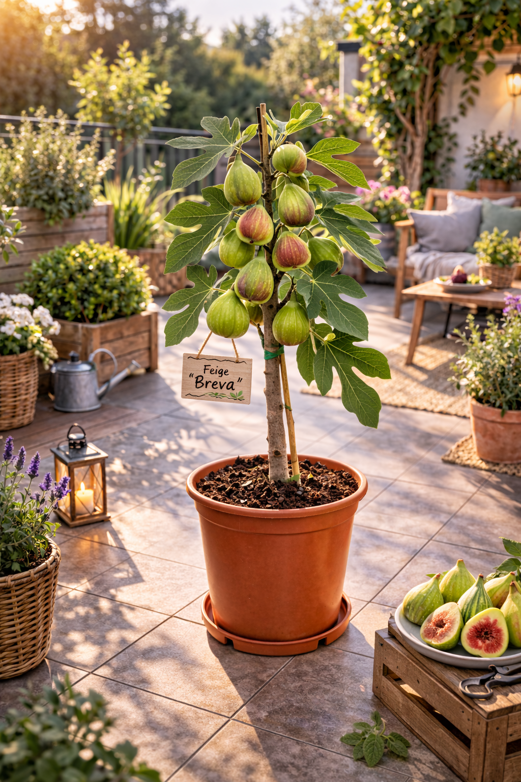 Feigenbaum Breva 70–100 cm – Echte Feige Ficus carica winterhart mediterrane Kübelpflanze