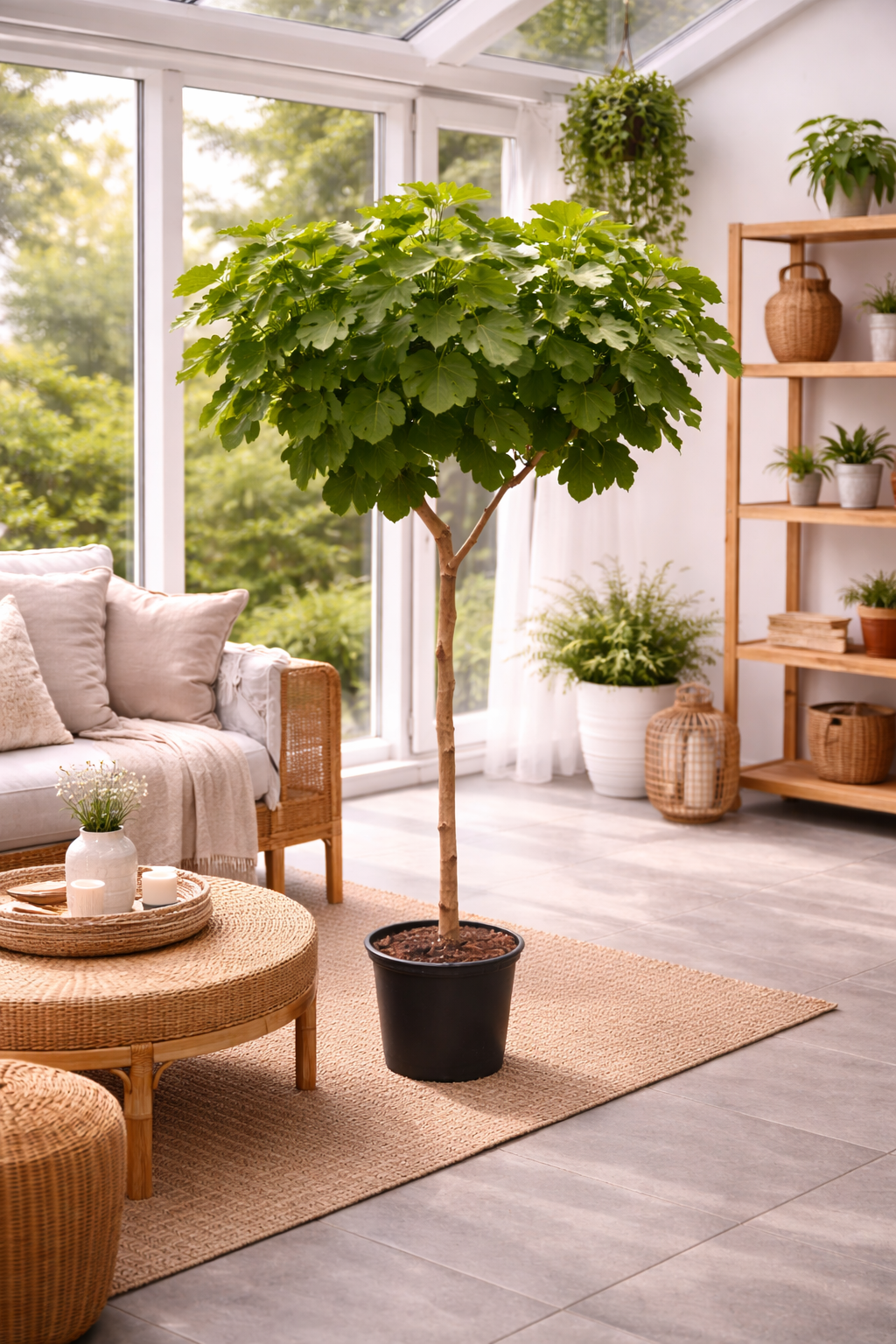 Fíkovník Napolitana 160-200 cm - Ficus carica - silný kmen - fíkovník
