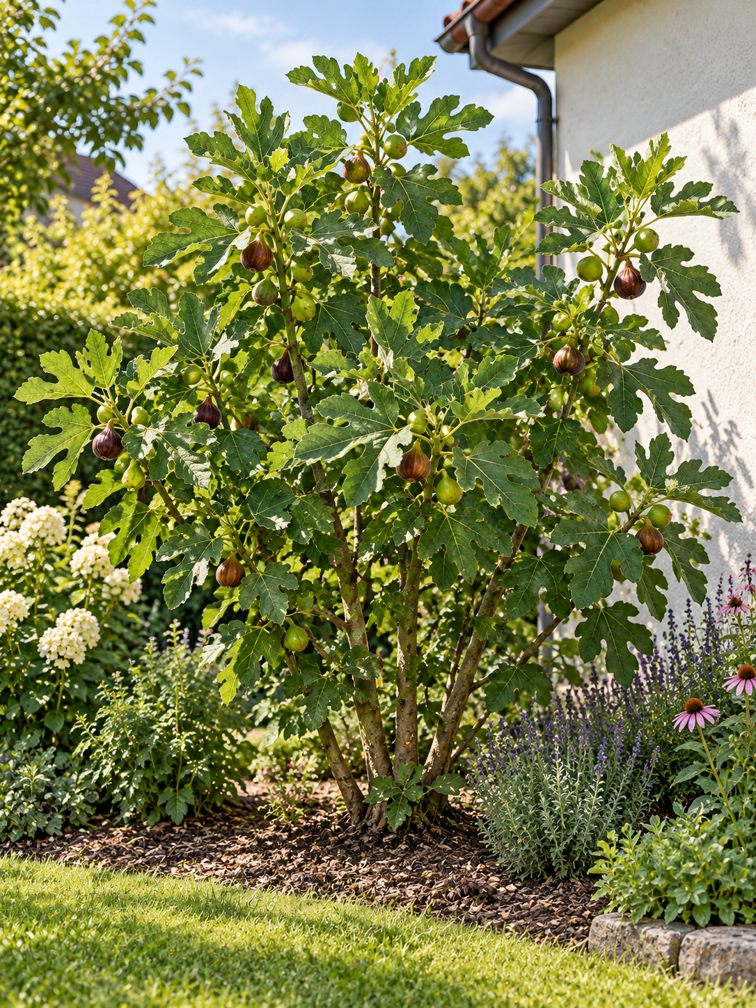Feigenbaum ‘Brown Turkey’ 40–60 cm – Ficus carica, echte Feige für Garten, Terrasse und Balkon
