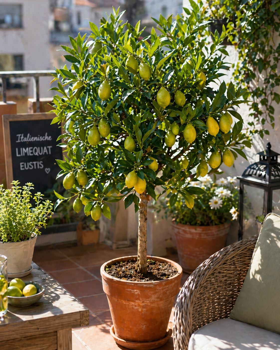 Italský limetkový kvat Eustis Citrus x floridana