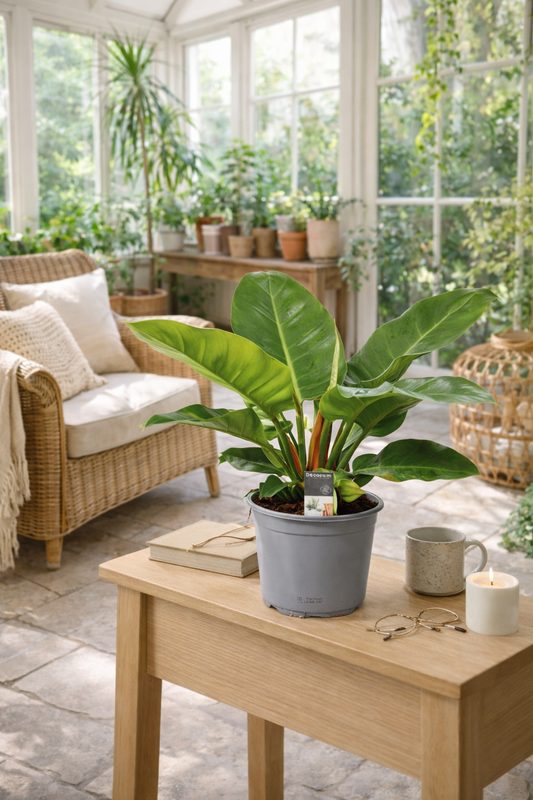Philodendron Imperial Green – Immergrüne Zimmerpflanze ca. 40 cm | Baumfreund Philodendron | Pflegeleicht & Luftreinigend