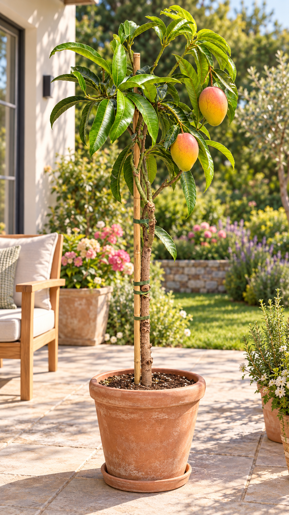 Mangobaum ‘Kensington Pride’ – Mango-Pflanze für Kübel, Terrasse & Wintergarten – 140–180 cm inkl. Topf