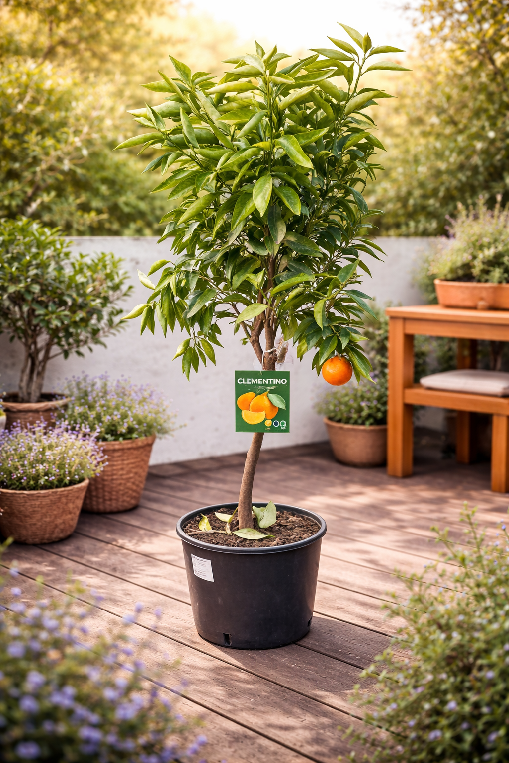Klementinkový strom Citrus × clementina 130-170 cm – mrazuvzdorná klementinka do zahrady i do květináče