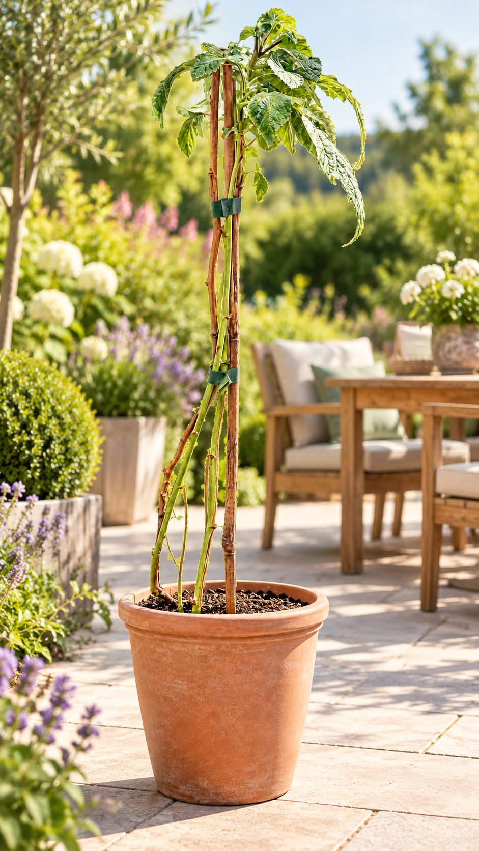 Himbeere Primeberry® ‘Purple Love’ – dornenlose Purpurhimbeere für Garten & Kübel – 50–70 cm inkl. Topf