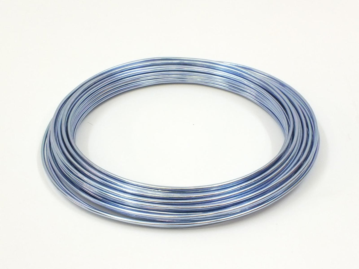 Aludraht 12 m / 3 m - 2,0 mm Aluminiumdraht Aluminium Wire Schmuckdraht Draht